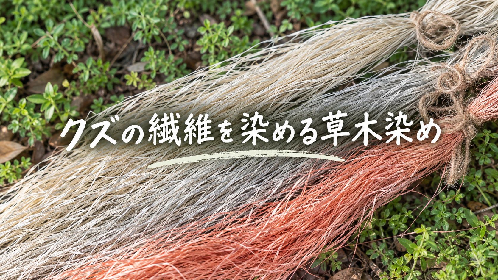 クズ染めの会｜身近な野草を「見て・採って・染める」1日体験